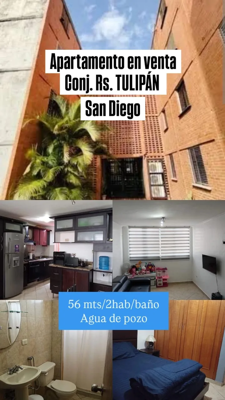 Apartamento en Venta en TULIPAN San diego — 2 hab 56m² — USD 49,500