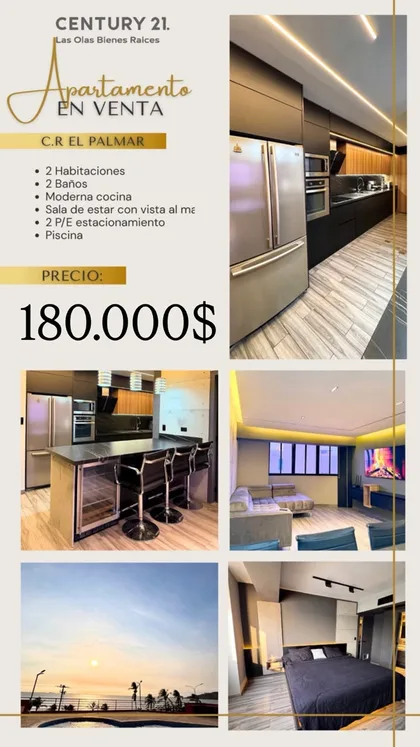 Apartamento en Conjunto residencial EL PALMAR — USD 180.000
