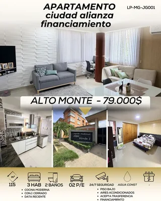 Apartamento en Residencias Alto Monte