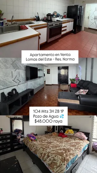 Apartamento en Lomas del Este, Res. Norma