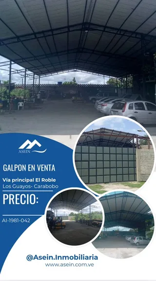 Galpón en Vía Principal El Roble, Los Guayos, Carabobo