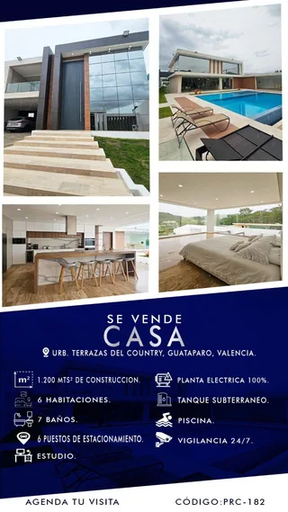 Casa en Terrazas del Country, Guataparo, Valencia