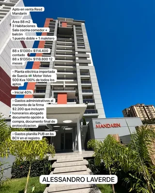 Apartamento en Resd Mandarín