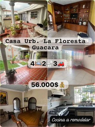 Casa en Urbanización La Floresta, Guacara