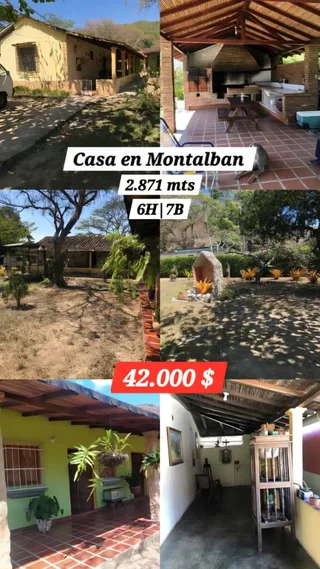 Casa en Montalban, Estado Carabobo