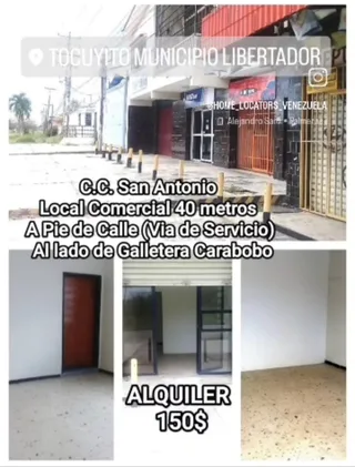 Local en Tocuyito Urb La Pocaterra, C.C. San Antonio