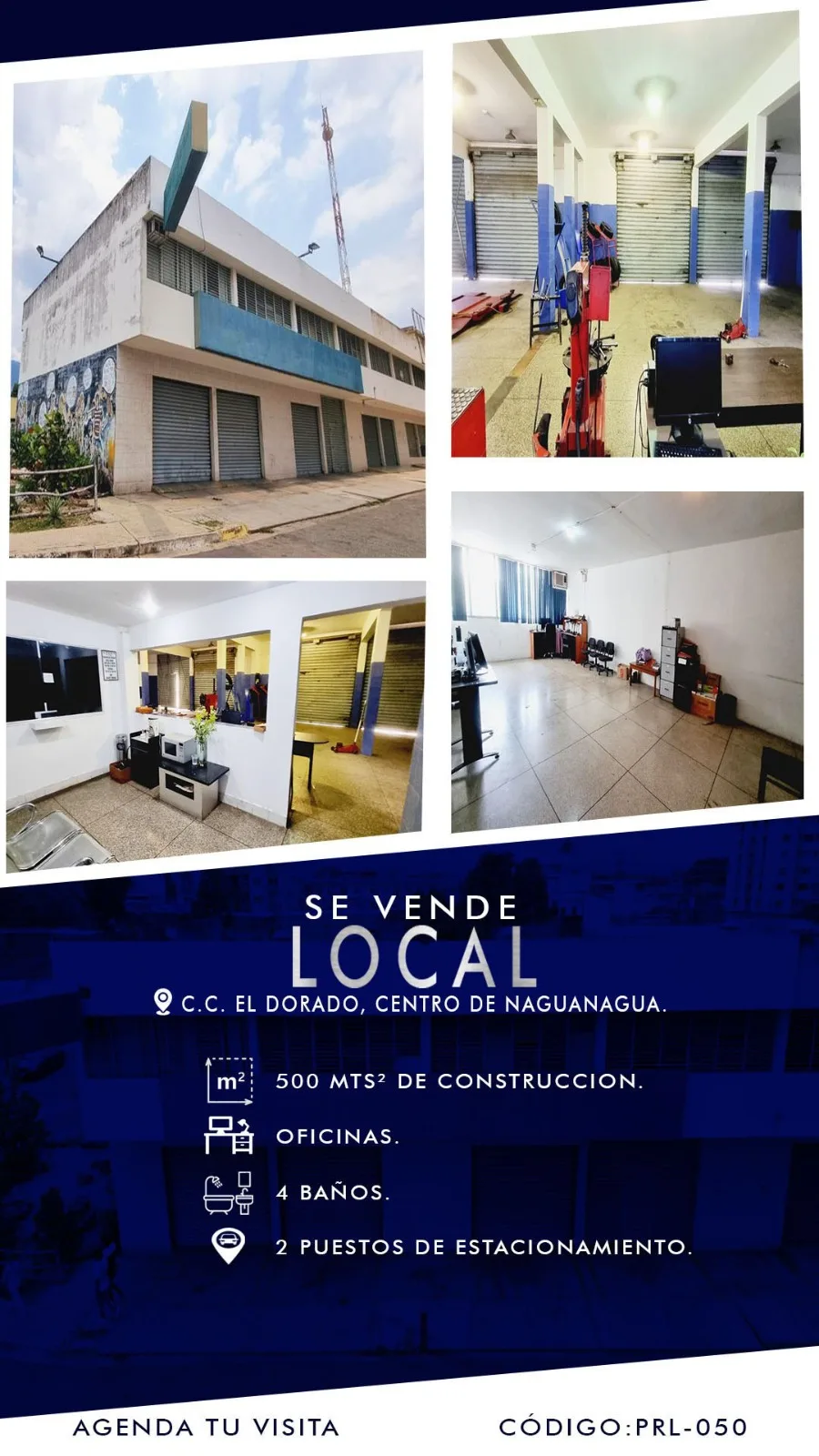 Local en Venta en Residencias El Dorado, Los Guayabitos, Naguanagua 500m² — USD 290,000