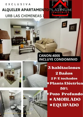 Apartamento en Urb Las Chimeneas
