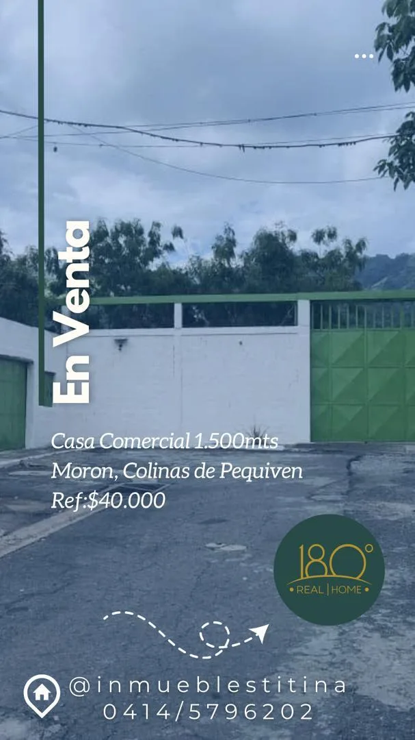 Terreno en Venta en Morón, Colinas de Pequiven 1500m² — USD 40,000