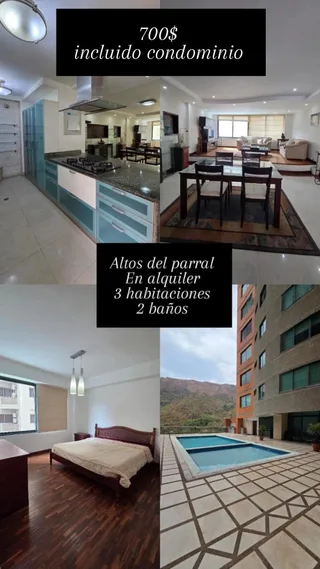 Apartamento en Altos del parral