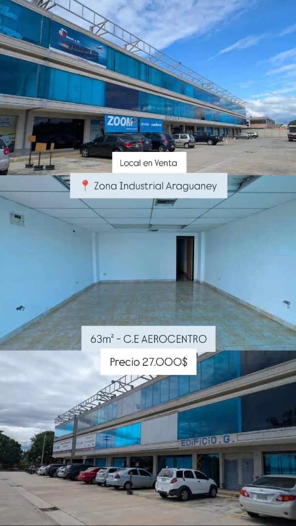 Local en Venta en Zona Industrial Aragua­ney 63m² — USD 27,000