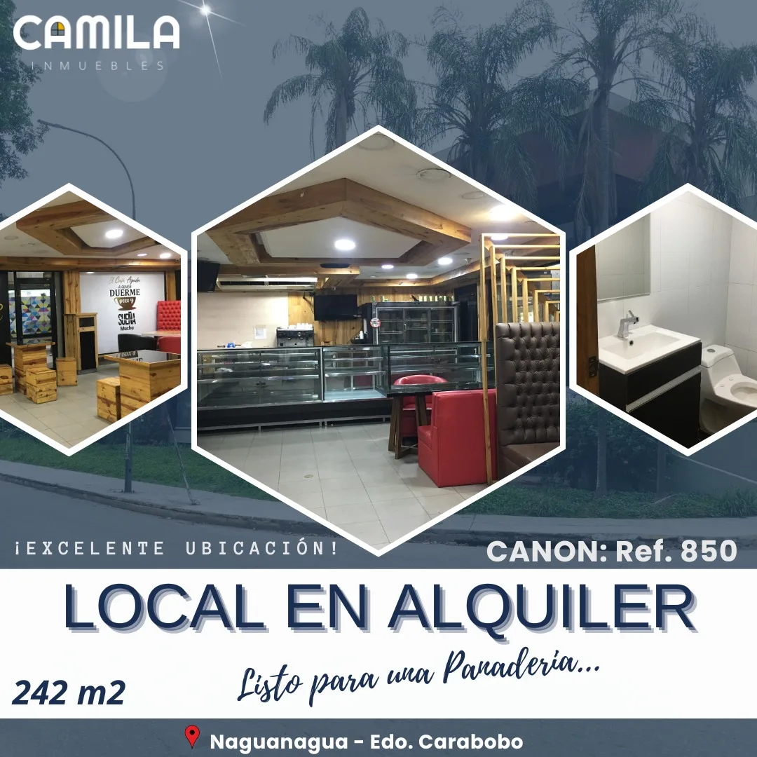 Local en Alquiler en C.C. Omnicentro / Naguanagua 242m² — USD 850
