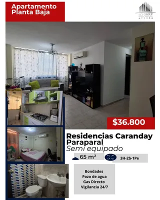 Apartamento en Residencias Caranday, Los Guayos
