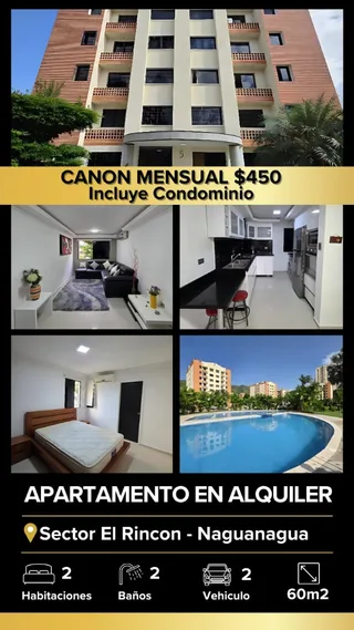 Apartamento en Sector El Rincón - Naguanagua