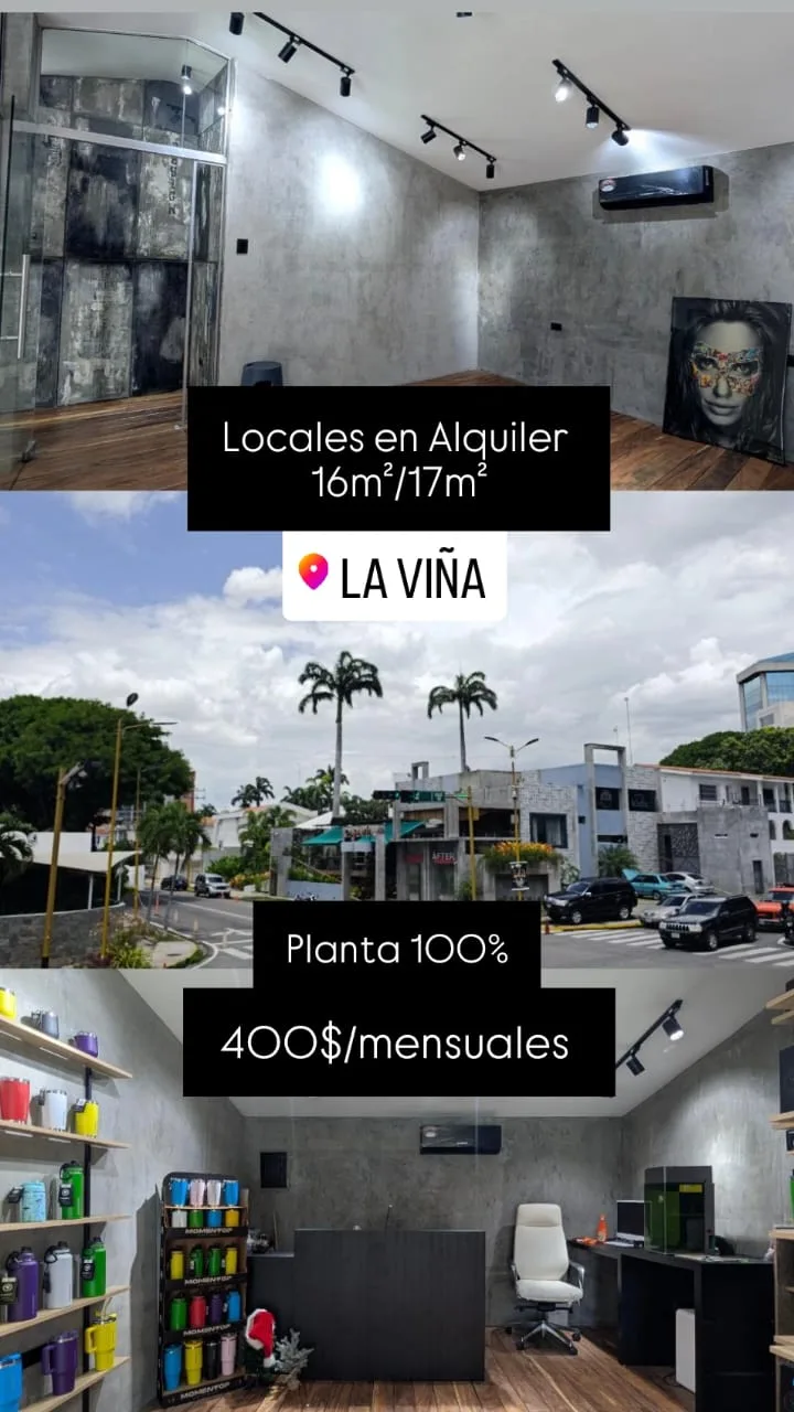Local en Alquiler en La Viña 20m² — USD 500