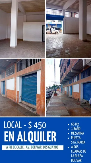 Local en Av. Bolívar, Los Guayos