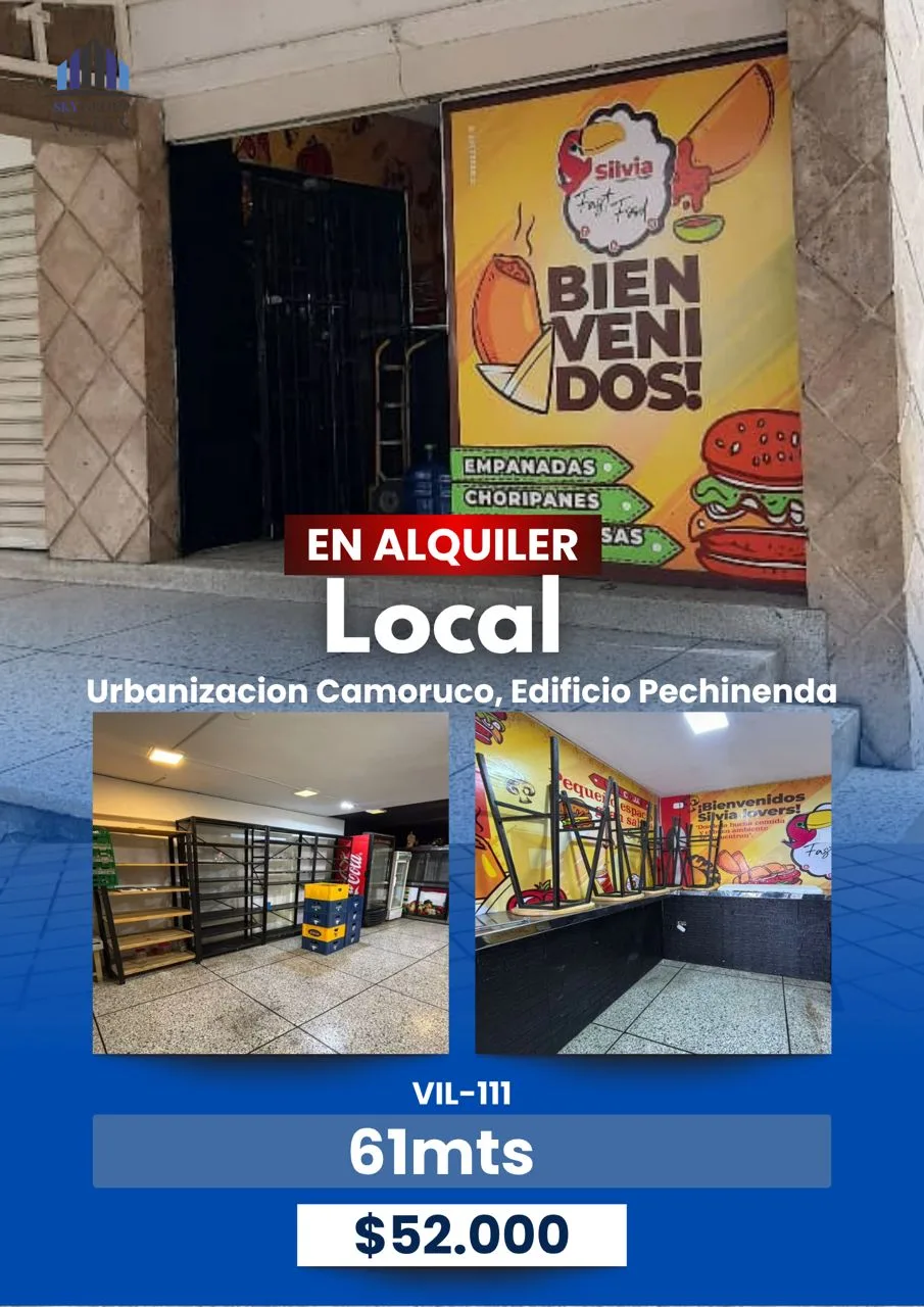 Local en Venta en Urb. Camoruco 61m² — USD 52,000