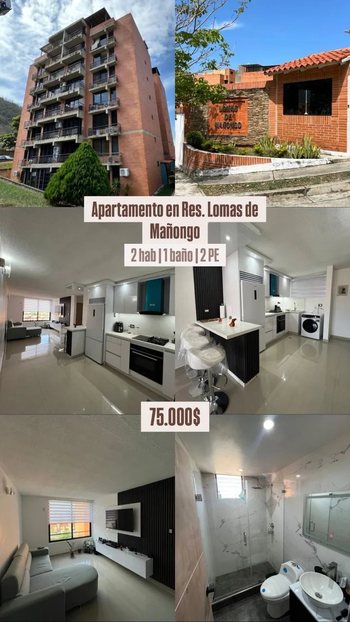 Apartamento en Venta en Residencias Altos de Mañongo — 2 hab — USD 75,000