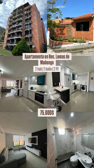 Apartamento en Residencias Altos de Mañongo