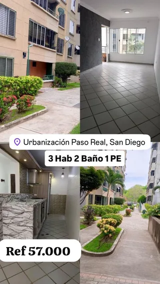 Apartamento en RES. PASO REAL NÚCLEO 4
