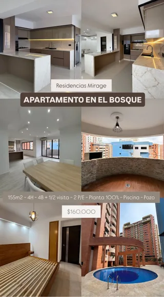 Apartamento en Urb El Bosque Residencias Mirage