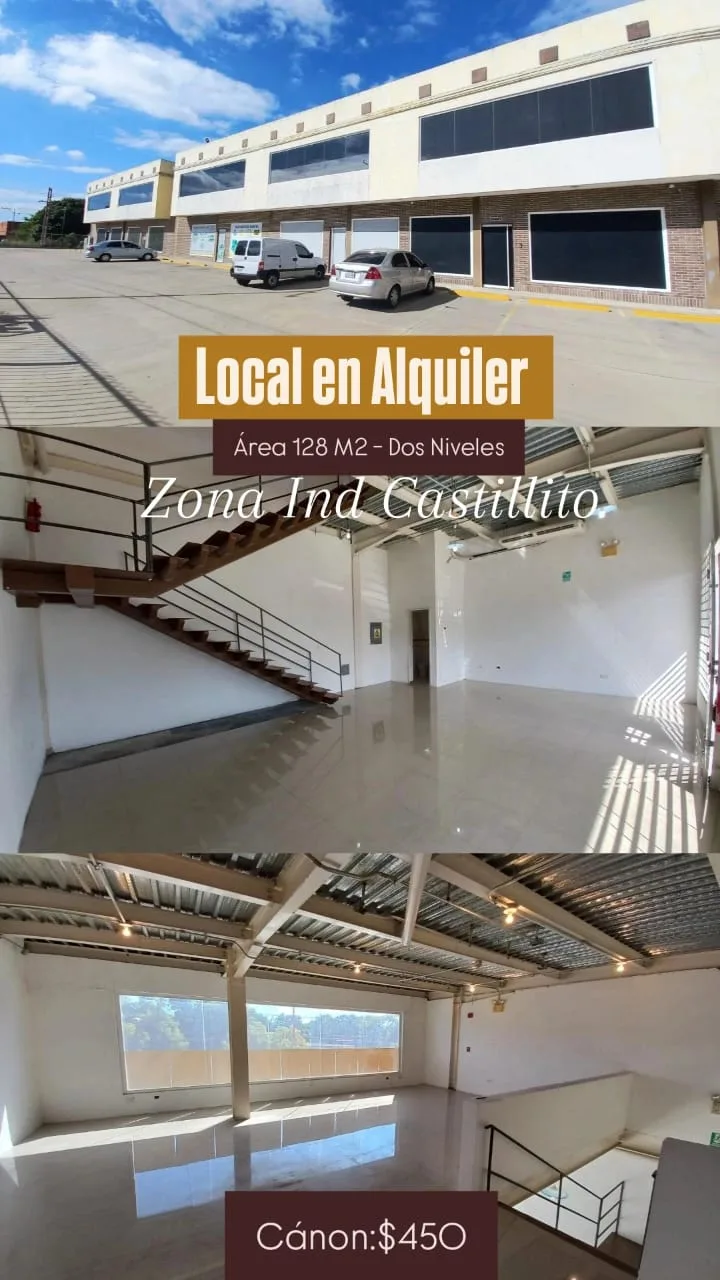 Local en Alquiler en Zona Industrial Castillito, C.I. Virginia Burley. Castillio- San Diego 128m² — USD 450