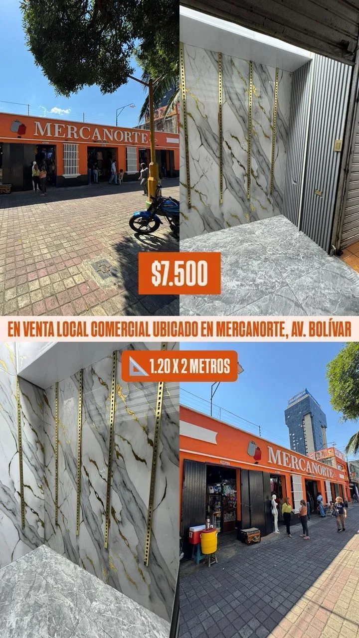 Local en Venta en MercaNorte, Avenida Bolívar de Valencia 2m² — USD 7,500
