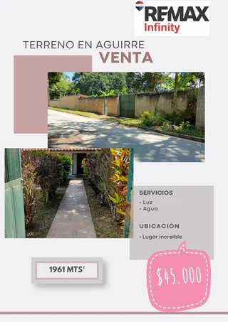 Terreno en Aguirre
