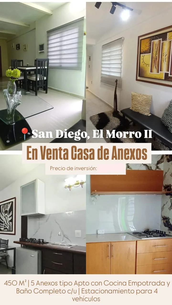 Casa en Venta en El Morro II — 5 hab 450m² — USD 120,000