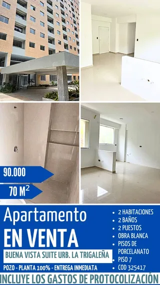 Apartamento en Urbanización La Trigaleña Conjunto Residencial Buena Vista Suite