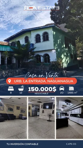 Casa en Urb. La Entrada, Naguanagua
