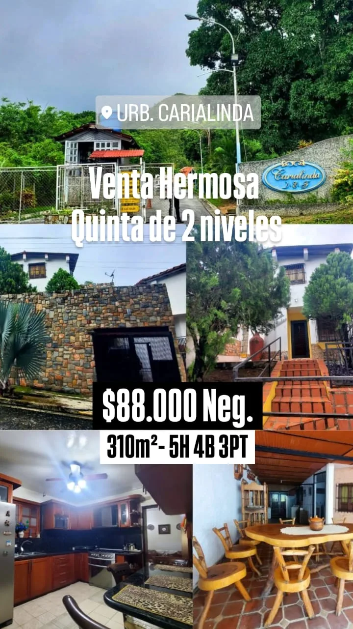 Casa en Venta en Urbanización Carialinda, Naguanagua — 5 hab 310m² — USD 88,000