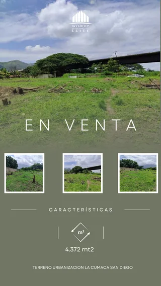 Terreno en La Cumaca, San Diego – Carabobo