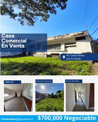 Casa en Av. Carlos Sanda, Urb. El Viñedo