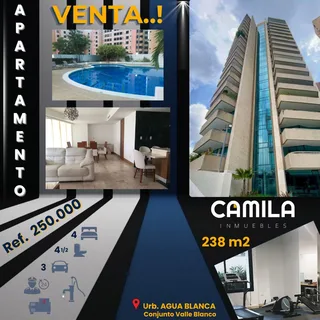 Apartamento en Conjunto Residencial Valle Blanco, Resid. ORION, Urb. AGUA BLANCA