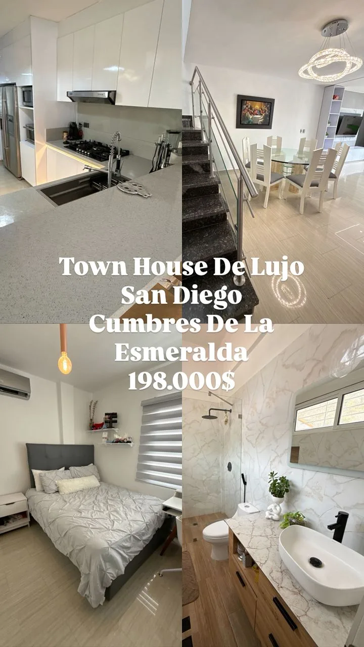 Townhouse en Venta en Cumbres de la Esmeralda, San Diego — 3 hab — USD 198,000