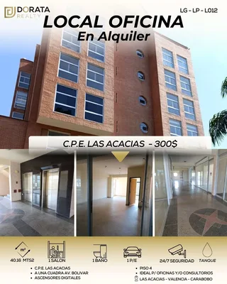 Local en Cc las acacias, C.P.E. Las Acacias, A una cuadra Av. Bolivar, Las Acacias - Valencia - Carabobo