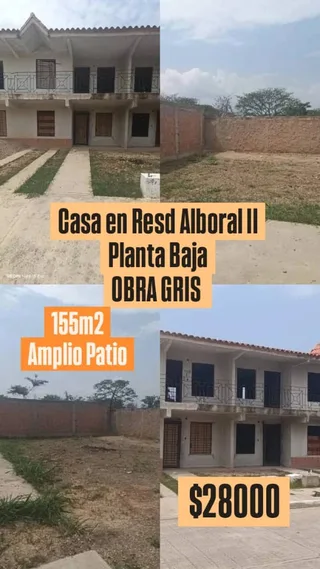 Casa en Flor Amarillo (Frente al C.C. El Alboral)