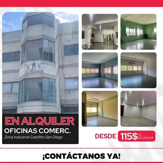 Oficina en Zona Industrial Castillito, San Diego, Centro Comercial La Coromoto