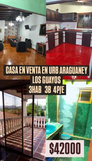 Casa en Urb. Araguaey, Municipio Los Guayos, Edo. Carabobo