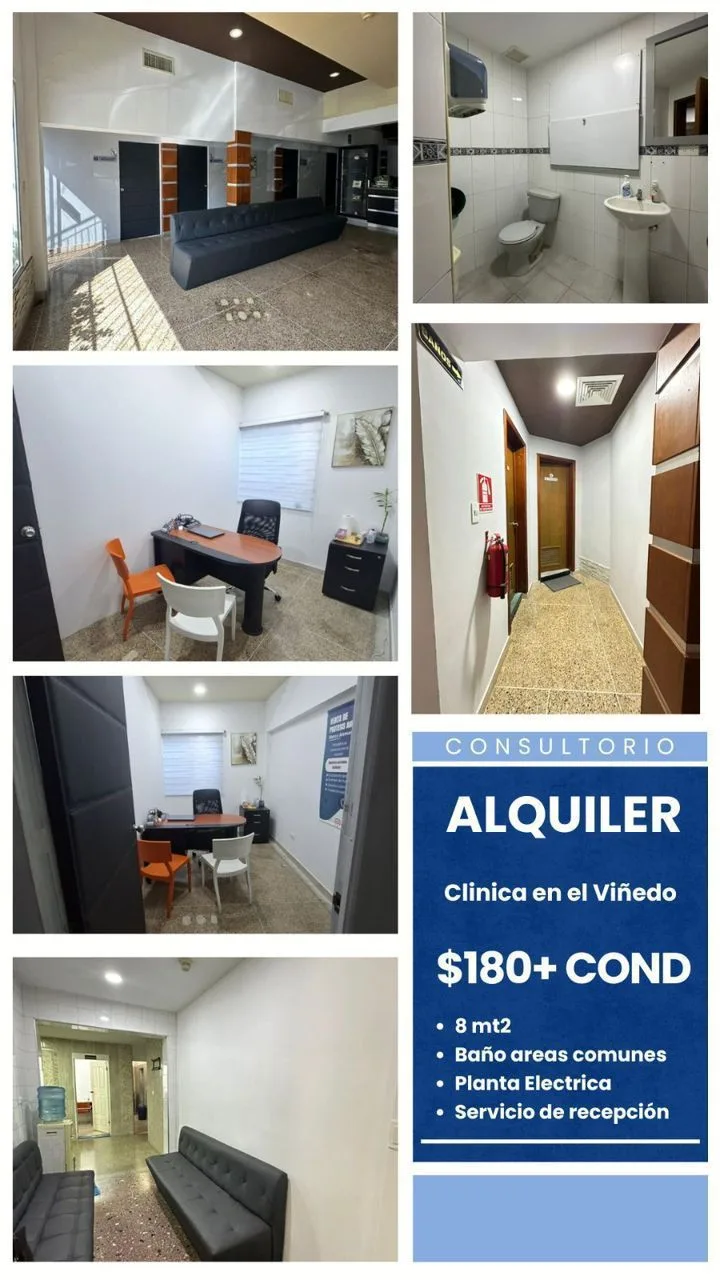 Oficina en Alquiler en Urb. El Viñedo - Valencia 8m² — USD 180
