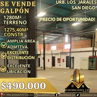 Galpón en San Diego, Urb. Complejo Los Jarales