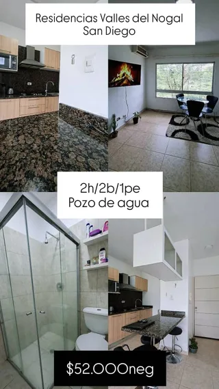 Apartamento en San Diego. Residencias Valles del Nogal