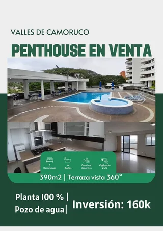 Penthouse en Valles de Camoruco (Res. Gran Paraíso)
