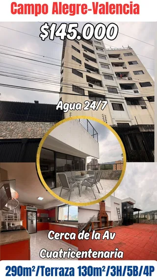 Apartamento en La Urb Campo Alegre Valencia Estado Carabobo
