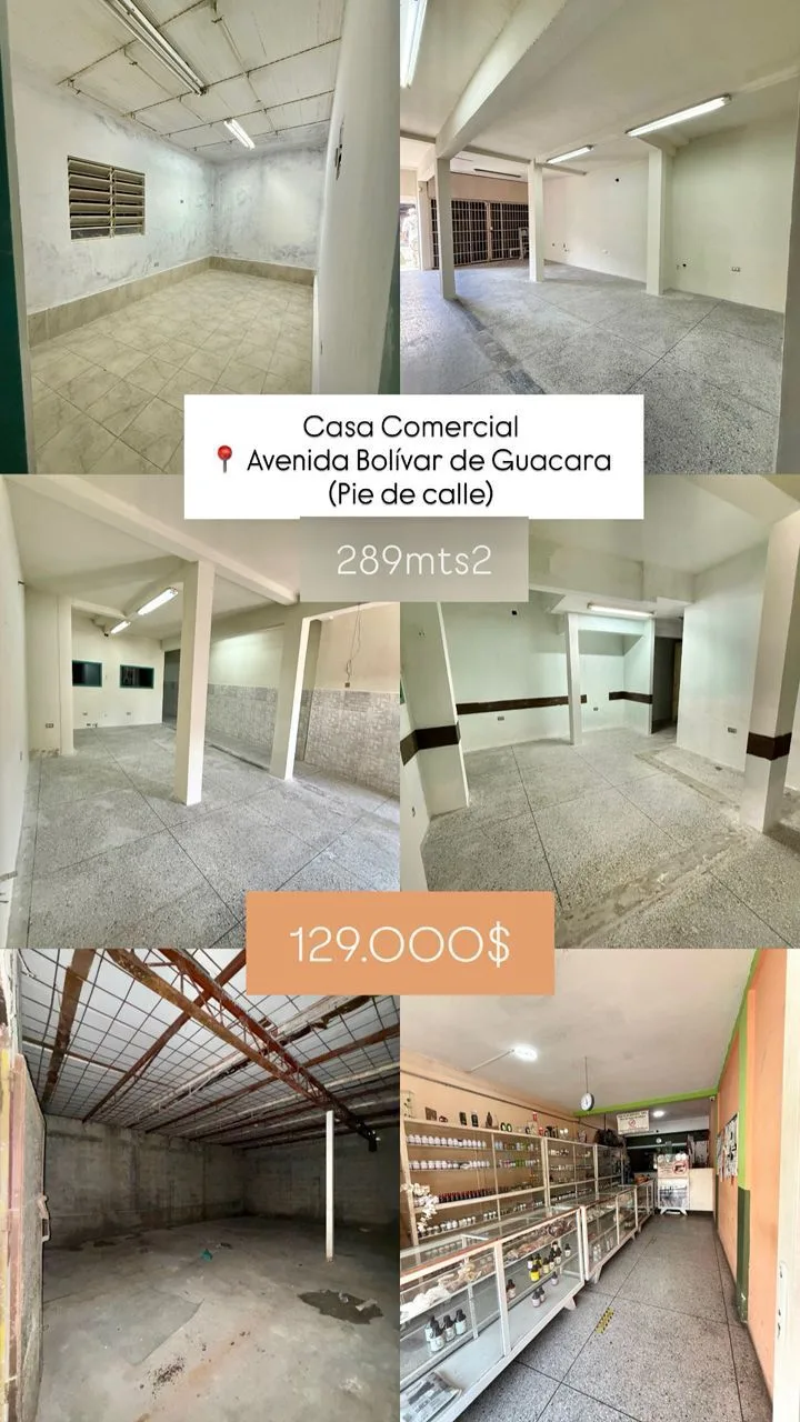 Casa en Venta en Calle Bolívar de Guacara 289m² — USD 129,000