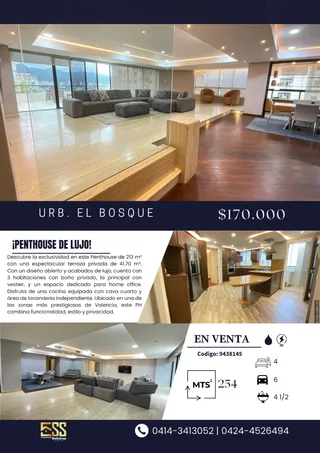 Penthouse en Res. Vulcano