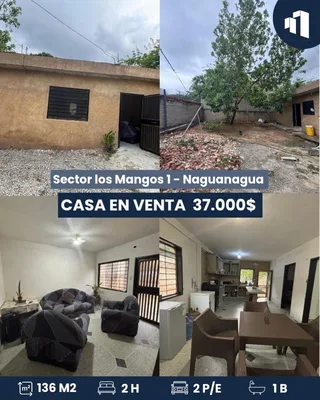 Casa en Los Mangos I, Naguanagua