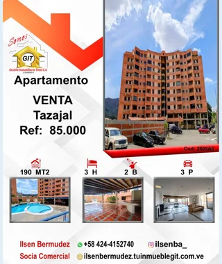 Apartamento en Tazajal, Municipio Naguanagua