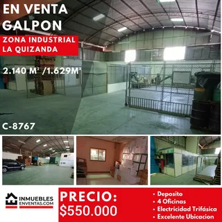 Galpon en Zona Industrial La Quizanda, Centro Empresarial